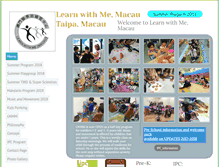 Tablet Screenshot of learnwithmemacau.com